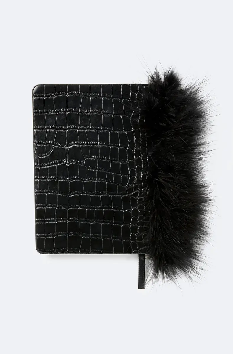 Lapointe Notebook with Marabou Feathers | Thumbnail 3 Lapointe Notebook with Marabou Feathers | Thumbnail 3
