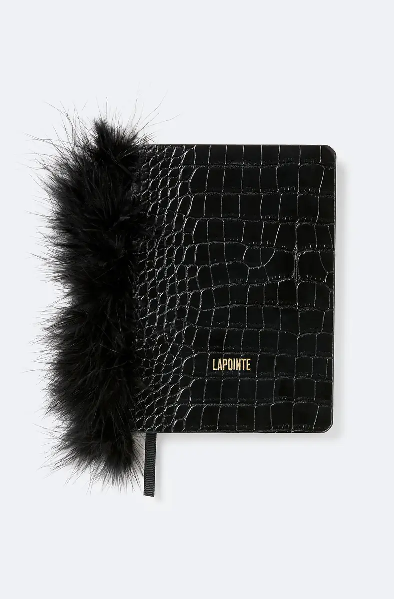 Lapointe Notebook with Marabou Feathers | Thumbnail 5 Lapointe Notebook with Marabou Feathers | Thumbnail 5