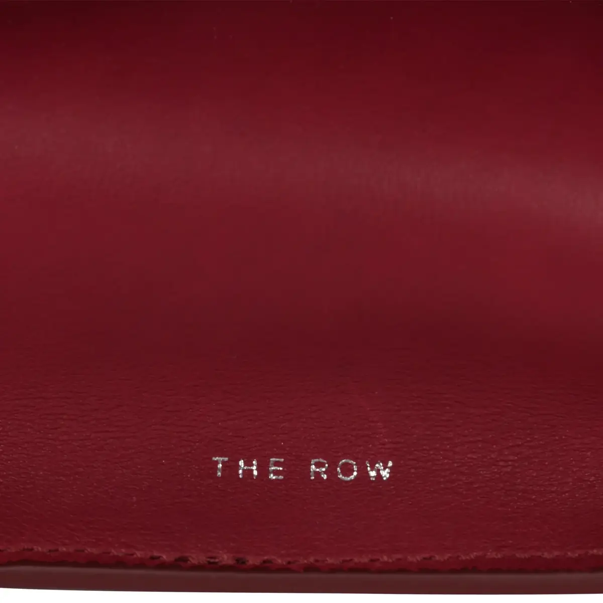 The Row The Row Soft Margaux East West Clutch Amaranto Saddle Leather Silver Hardware | Thumbnail 7 The Row The Row Soft Margaux East West Clutch Amaranto Saddle Leather Silver Hardware | Thumbnail 7