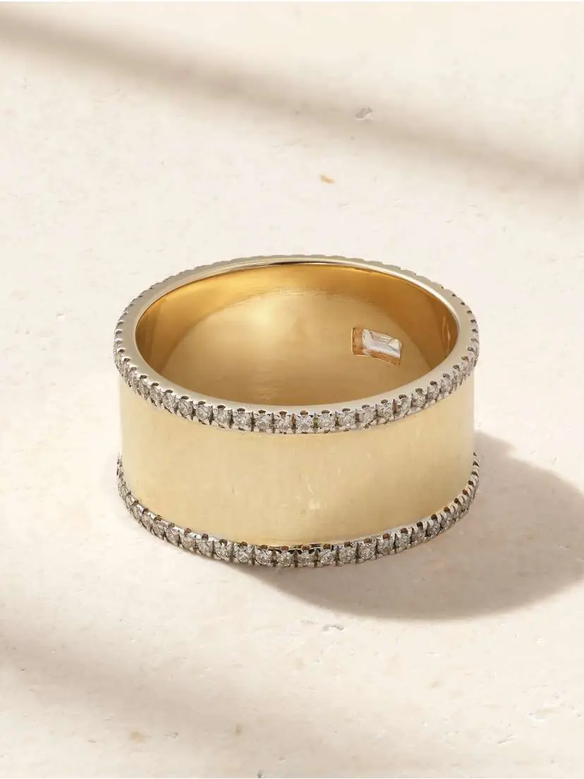 Mateo Edge Cigar 14-karat Gold Diamond Ring | Thumbnail 3 Mateo Edge Cigar 14-karat Gold Diamond Ring | Thumbnail 3