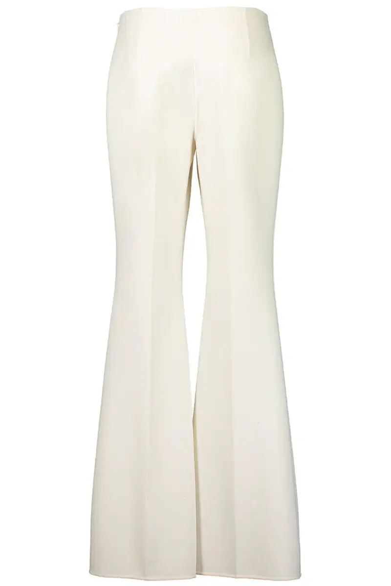 Michael Kors Collection Side Zip Flare Pant - Ivory | Thumbnail 4