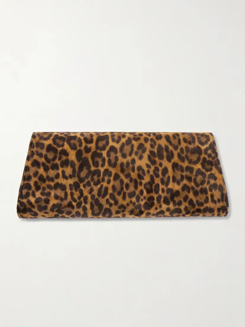 Hunting Season Opera Leopard-print Suede Clutch | Thumbnail 3 Hunting Season Opera Leopard-print Suede Clutch | Thumbnail 3
