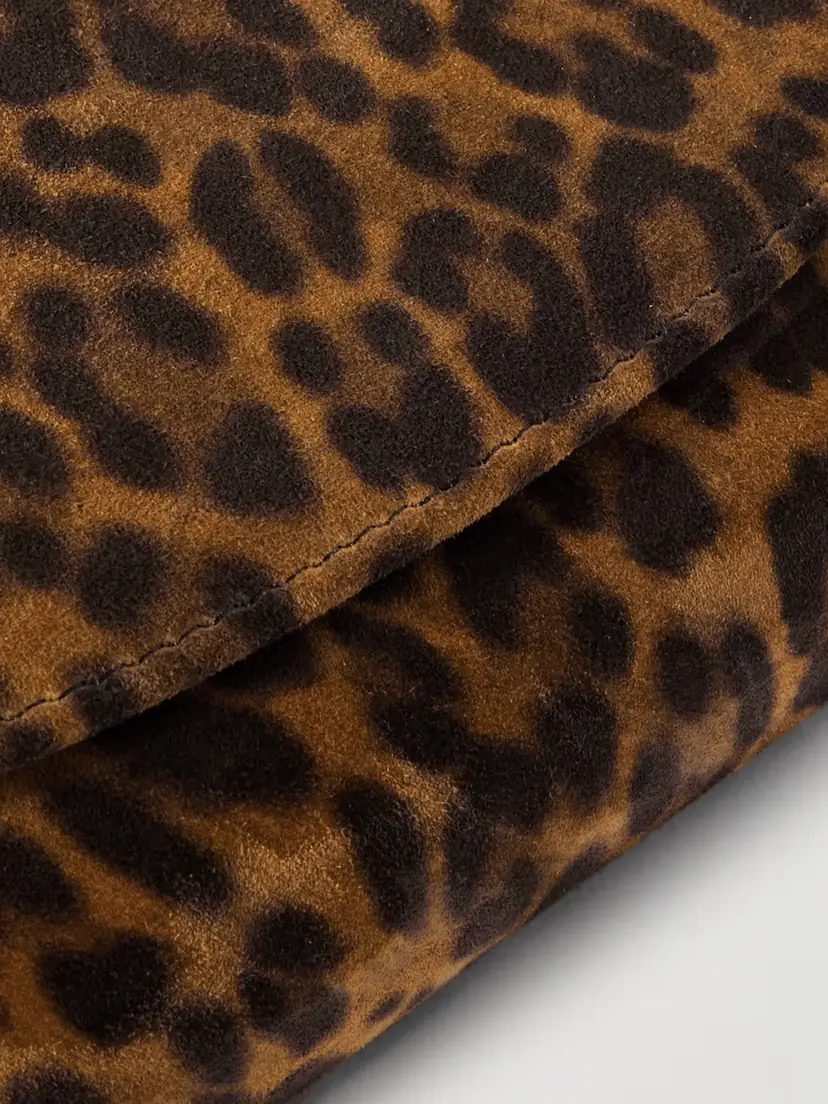 Hunting Season Opera Leopard-print Suede Clutch | Thumbnail 4 Hunting Season Opera Leopard-print Suede Clutch | Thumbnail 4