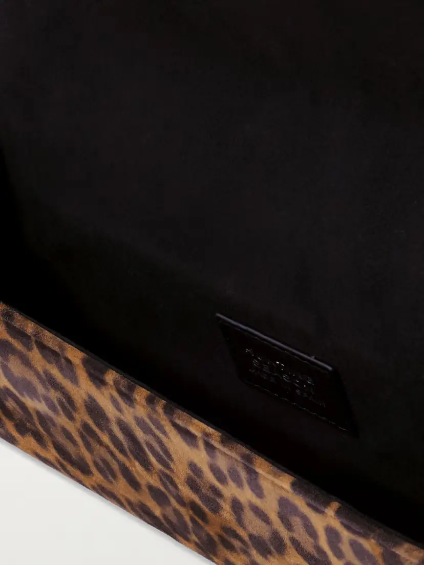 Hunting Season Opera Leopard-print Suede Clutch | Thumbnail 5 Hunting Season Opera Leopard-print Suede Clutch | Thumbnail 5