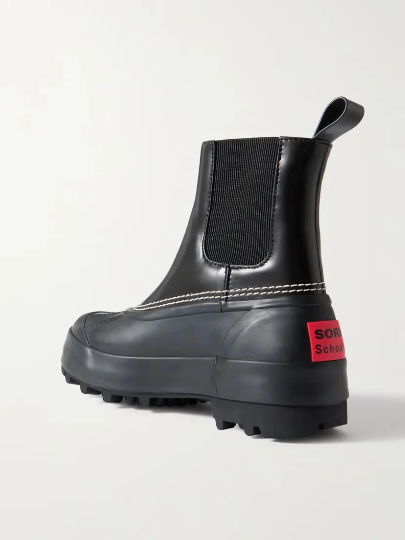 Proenza Schouler + Sorel Caribou Leather And Rubber Platform Chelsea Boots | Thumbnail 3 Proenza Schouler + Sorel Caribou Leather And Rubber Platform Chelsea Boots | Thumbnail 3