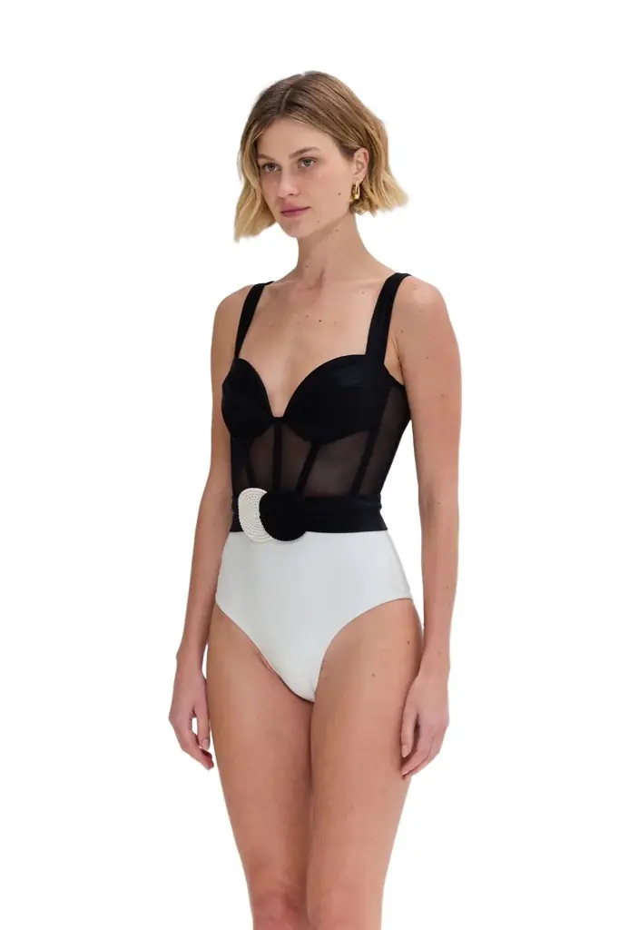 PatBo JERSEY SANDS CORSET BODYSUIT