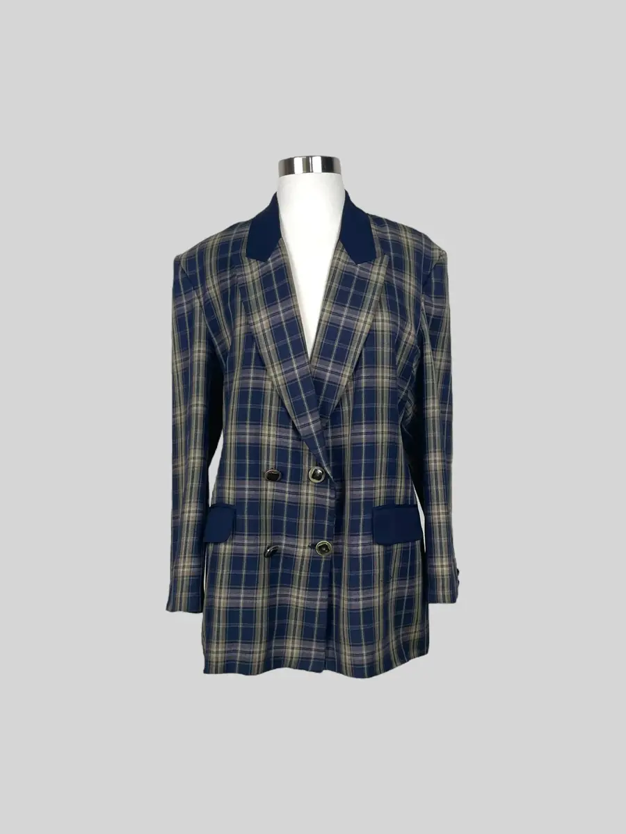 Jen Wonders Studio Plaid Blazer | Thumbnail 4