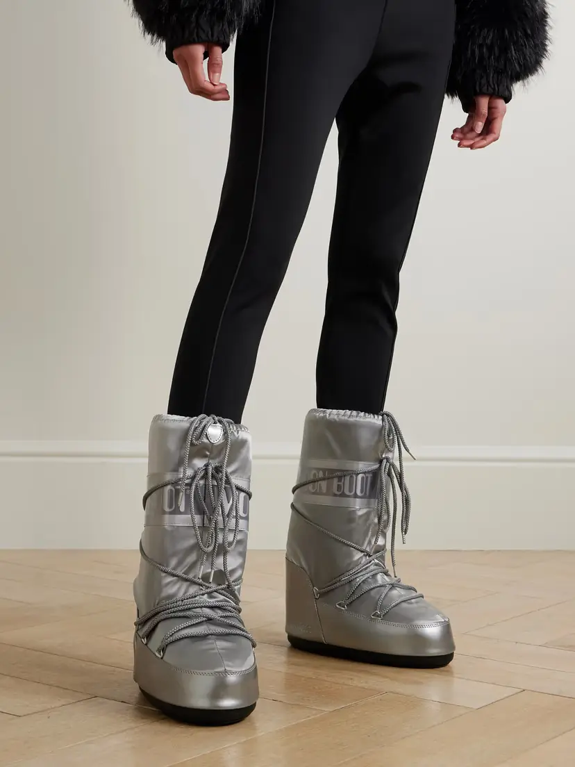 Moon Boot Icon Glance Metallic Shell And Pvc Snow Boots | Thumbnail 2 Moon Boot Icon Glance Metallic Shell And Pvc Snow Boots | Thumbnail 2