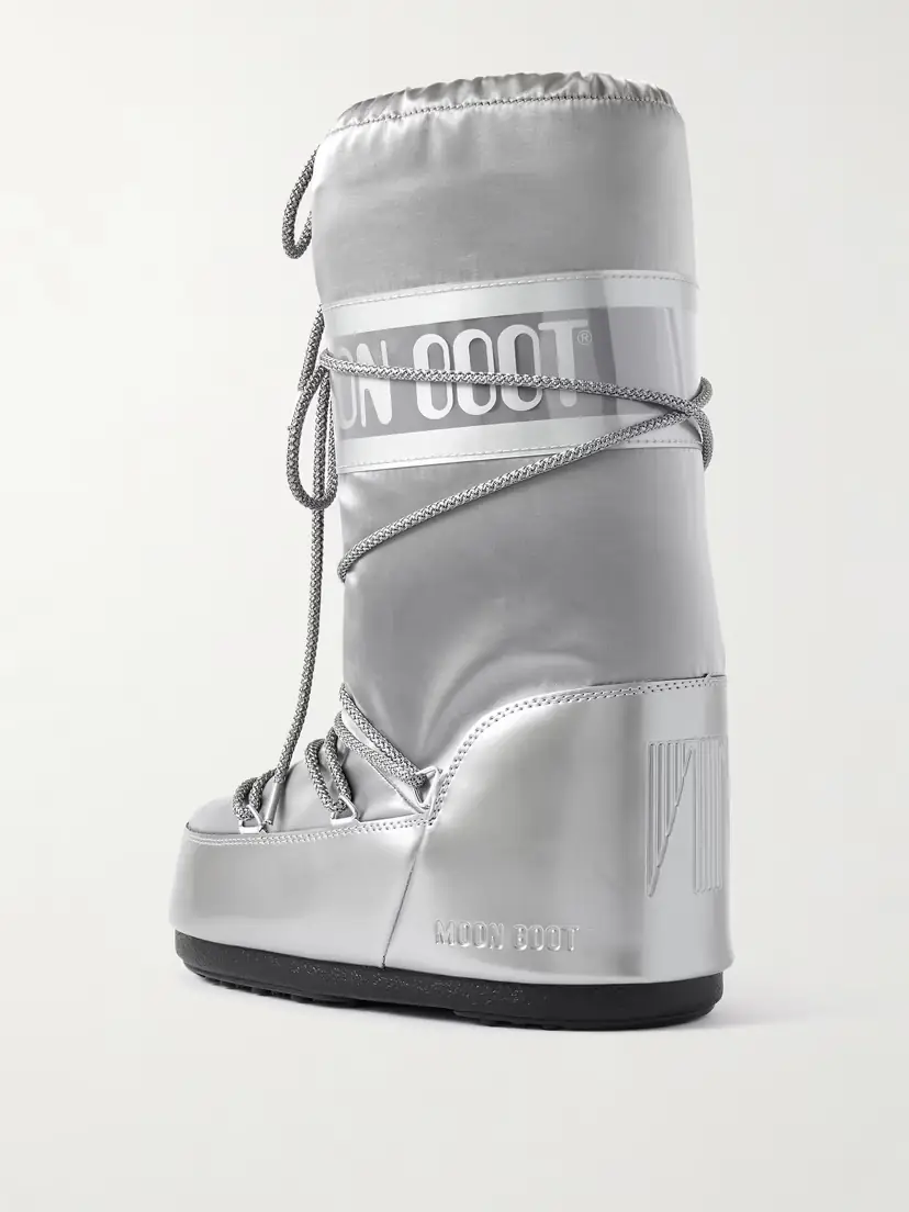 Moon Boot Icon Glance Metallic Shell And Pvc Snow Boots | Thumbnail 3 Moon Boot Icon Glance Metallic Shell And Pvc Snow Boots | Thumbnail 3