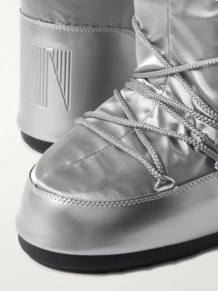Moon Boot Icon Glance Metallic Shell And Pvc Snow Boots | Thumbnail 4 Moon Boot Icon Glance Metallic Shell And Pvc Snow Boots | Thumbnail 4