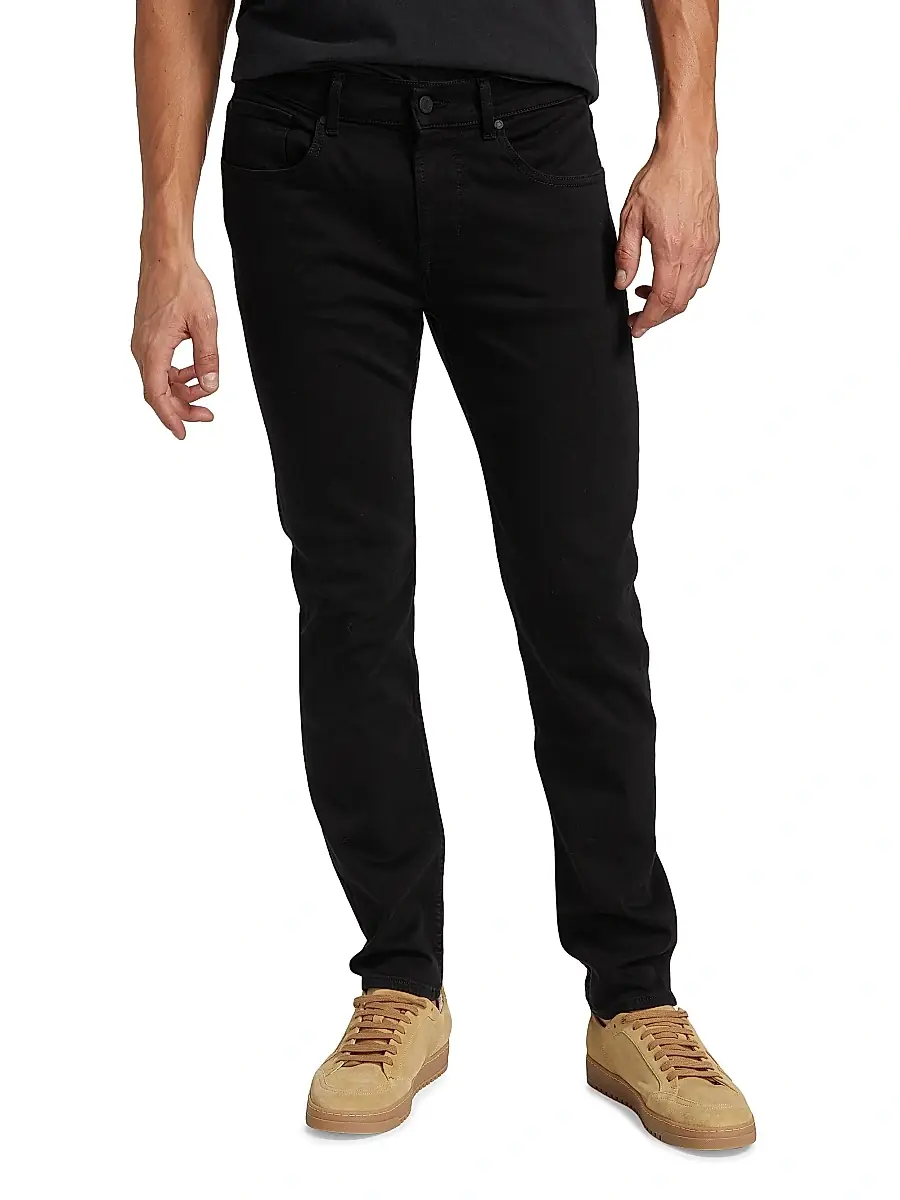 7 For All Mankind Men's Slimmy Airweft Slim-Fit Tapered Jeans | Thumbnail 3