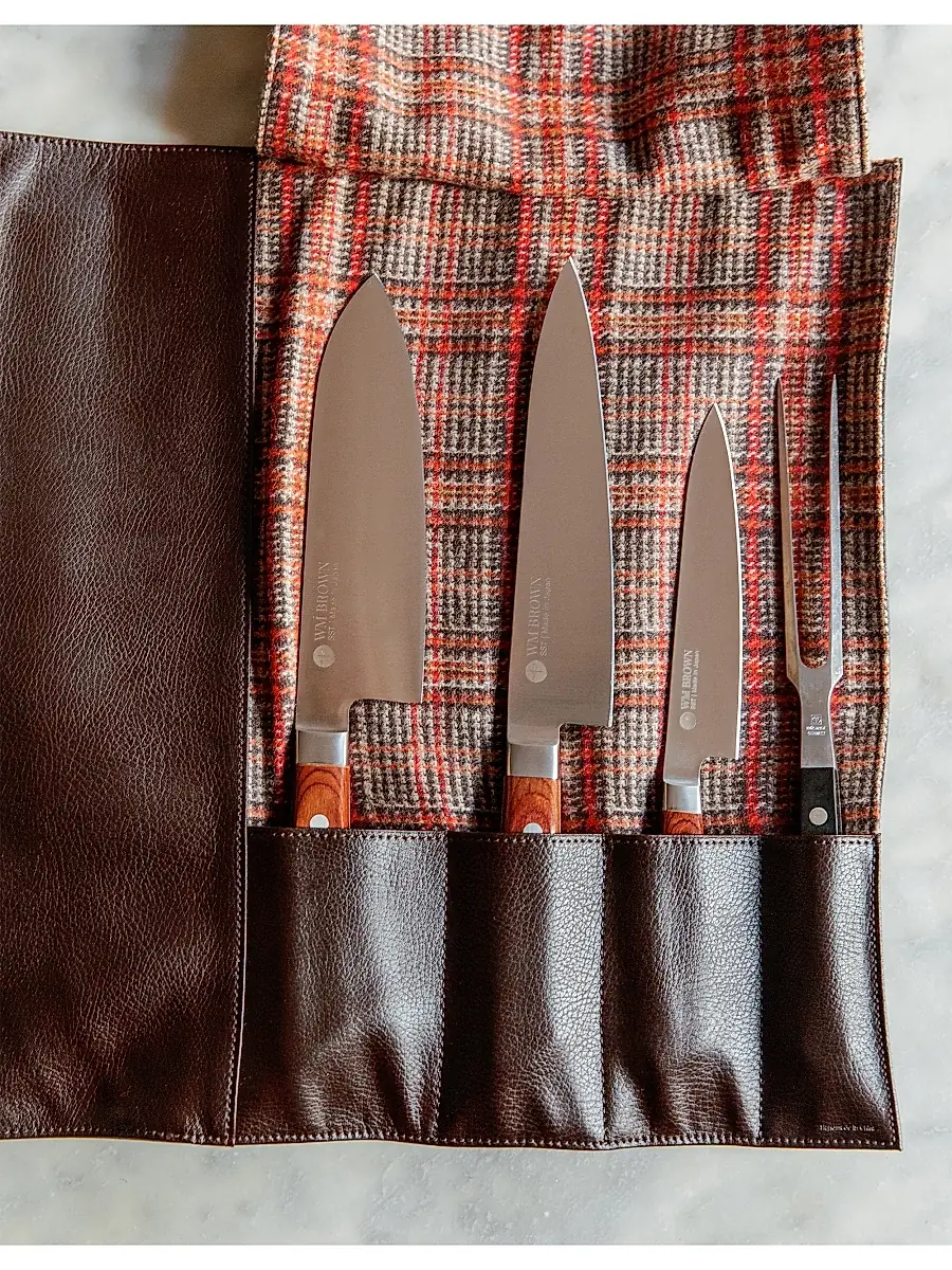 Wolf x WM Brown Knife Roll | Thumbnail 7 Wolf x WM Brown Knife Roll | Thumbnail 7