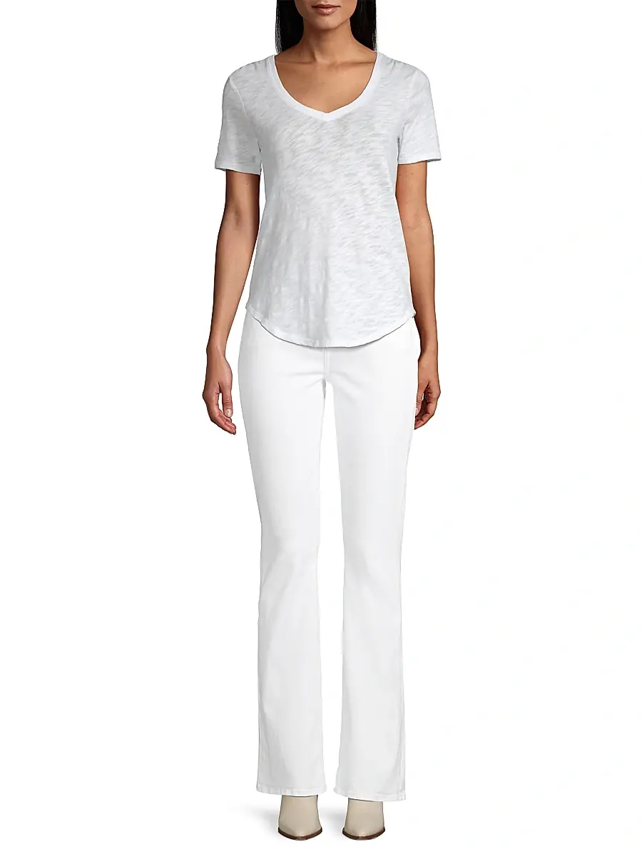Jen7 Women's Slim Bootcut Sculpting Jeans - White | Thumbnail 2 Jen7 Women's Slim Bootcut Sculpting Jeans - White | Thumbnail 2