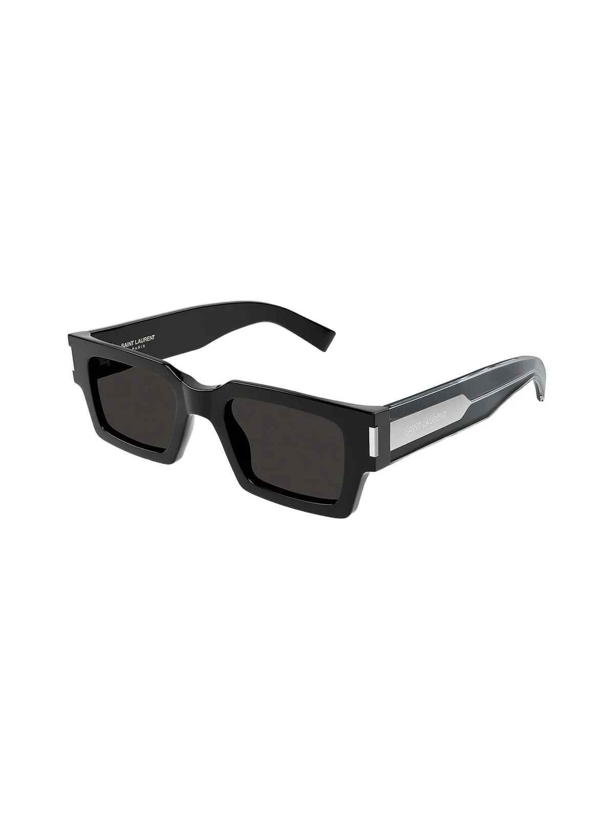 Saint Laurent Men's Naked Wirecore 50MM Rectangular Acetate Sunglasses