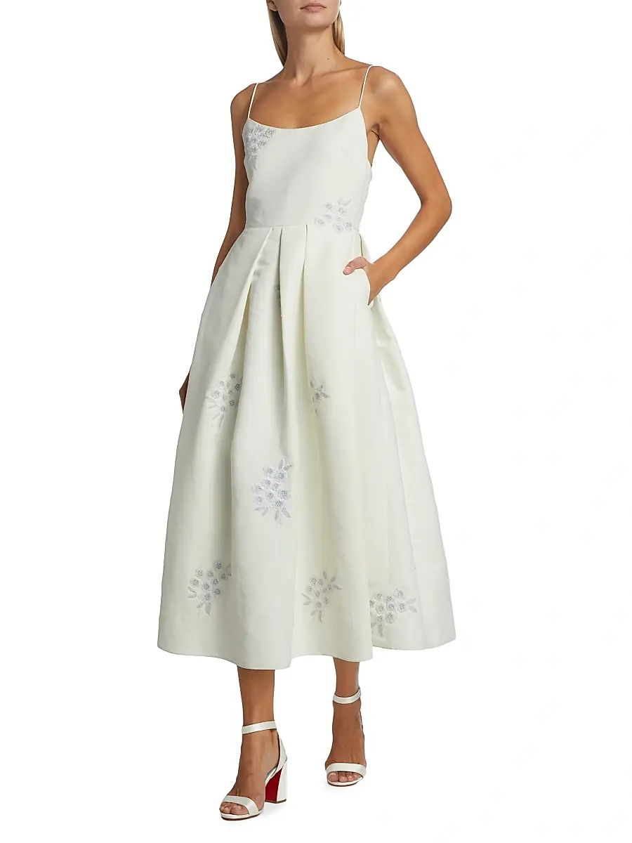 SACHIN & BABI Women's Audra Embroidered Midi dress | Thumbnail 2 SACHIN & BABI Women's Audra Embroidered Midi dress | Thumbnail 2