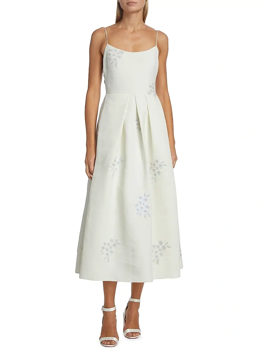 SACHIN & BABI Women's Audra Embroidered Midi dress | Thumbnail 3 SACHIN & BABI Women's Audra Embroidered Midi dress | Thumbnail 3