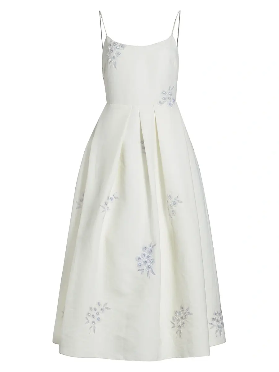 SACHIN BABI Women's Audra Embroidered Midi dress - | Image 1 SACHIN BABI Women's Audra Embroidered Midi dress - | Image 1