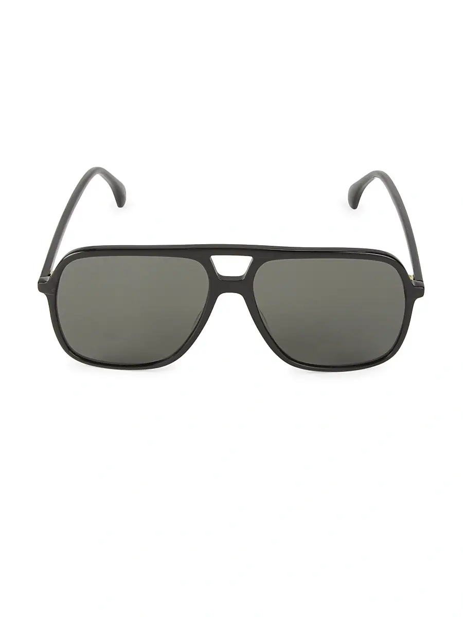 Gucci Men's 58MM Aviator Sunglasses | Image 1 Gucci Men's 58MM Aviator Sunglasses | Image 1