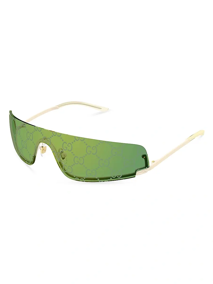 Gucci Men's Tom GG1561S 99MM Shield Sunglasses | Image 1 Gucci Men's Tom GG1561S 99MM Shield Sunglasses | Image 1