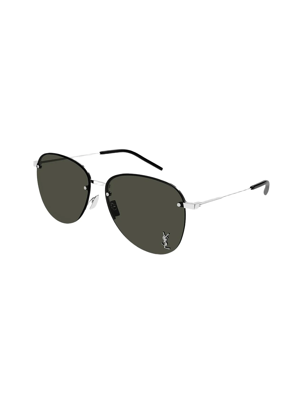 Saint Laurent Men's Metal 61MM Navigator Sunglasses