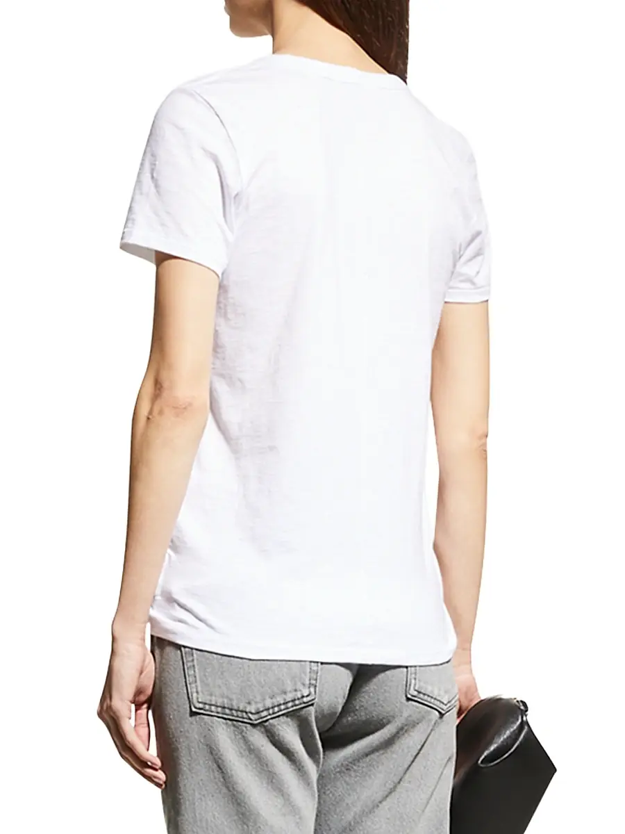 rag & bone Women's V-Neck Cotton Tee | Thumbnail 4 rag & bone Women's V-Neck Cotton Tee | Thumbnail 4