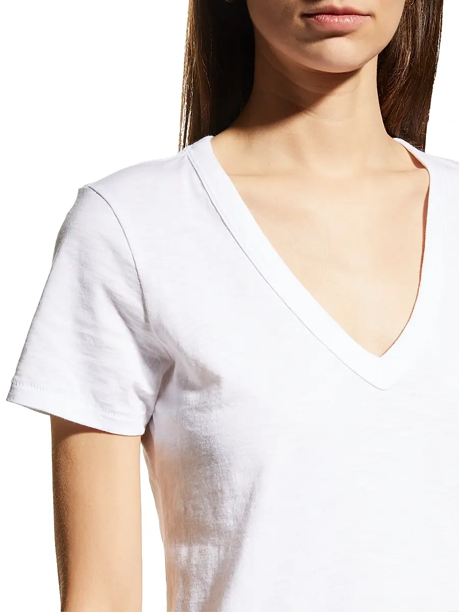 rag & bone Women's V-Neck Cotton Tee | Thumbnail 5 rag & bone Women's V-Neck Cotton Tee | Thumbnail 5