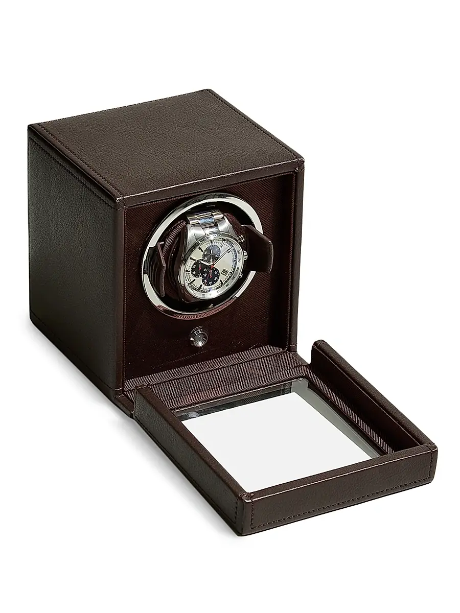 Wolf Cub Watch Winder With Cover | Thumbnail 2