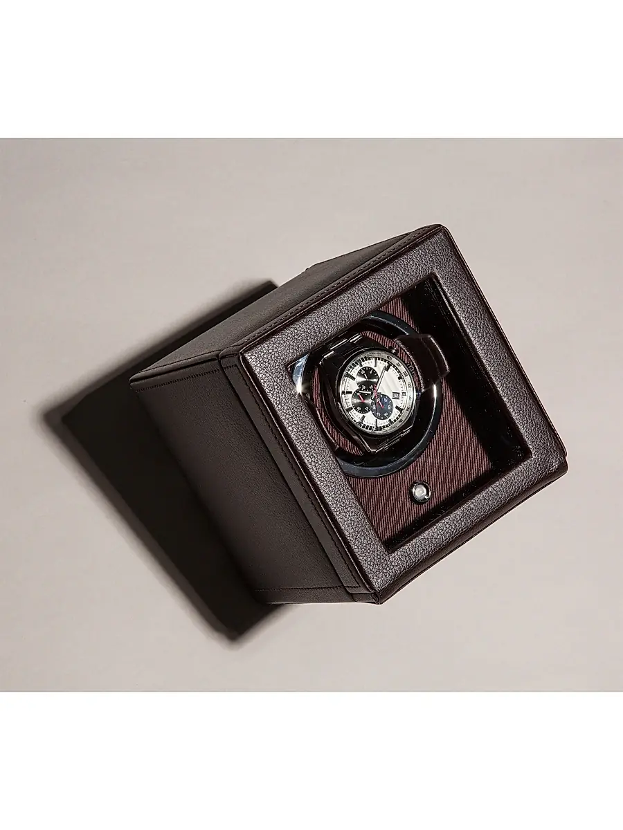 Wolf Cub Watch Winder With Cover | Thumbnail 3