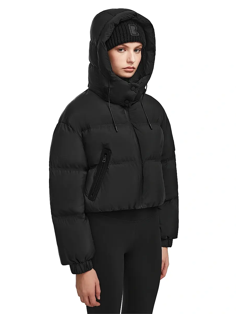Rudsak Women's Karlee Down Puffer Coat - Black | Thumbnail 2 Rudsak Women's Karlee Down Puffer Coat - Black | Thumbnail 2