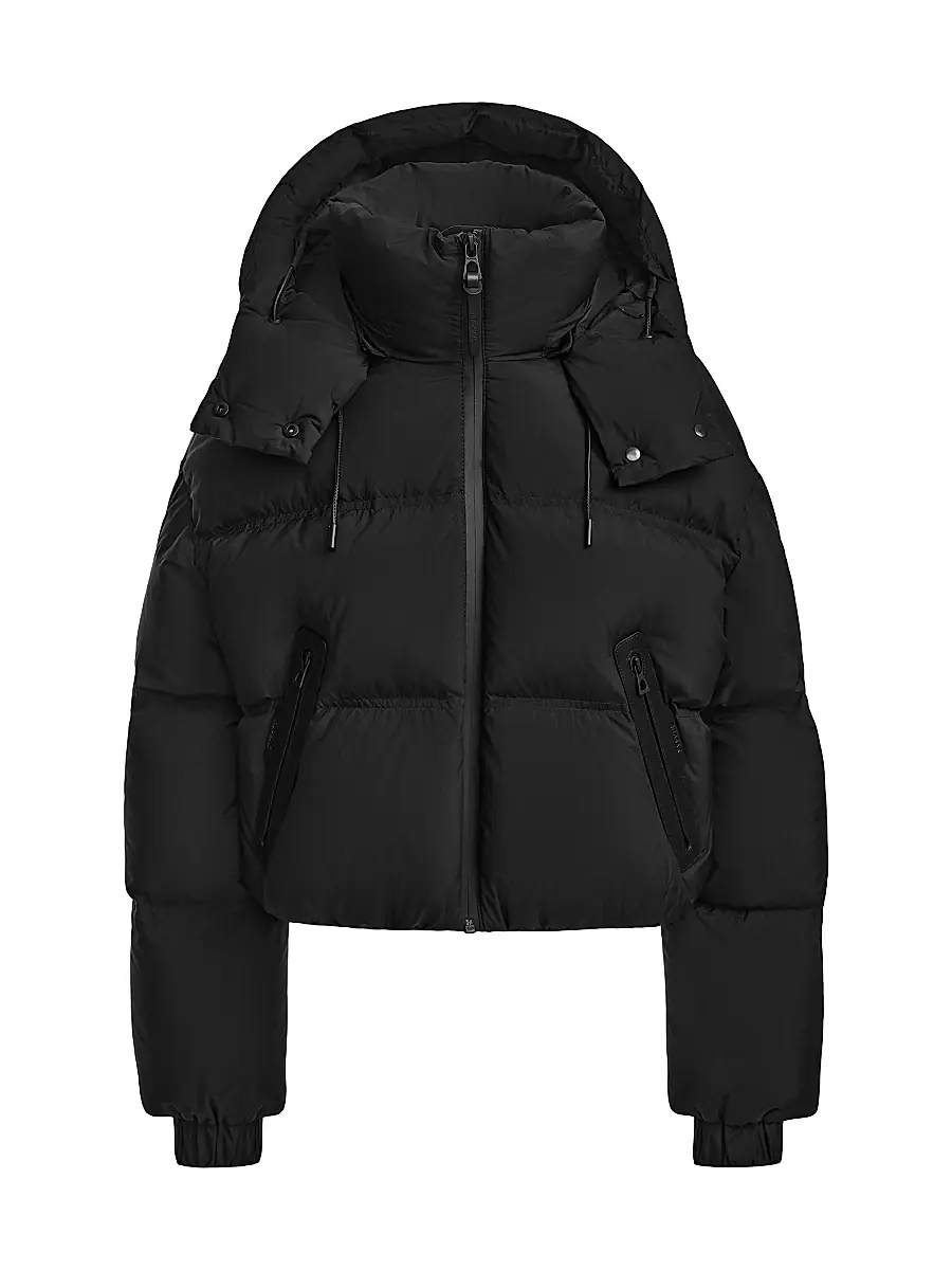 Women's Karlee Down Puffer Coat - Black Women's Karlee Down Puffer Coat - Black