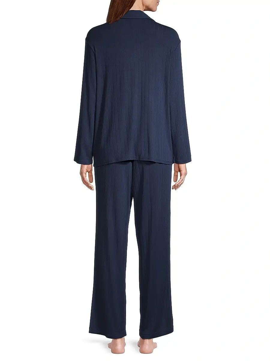 Eberjey Women's Gisele Rib The Long PJ Set | Thumbnail 5 Eberjey Women's Gisele Rib The Long PJ Set | Thumbnail 5