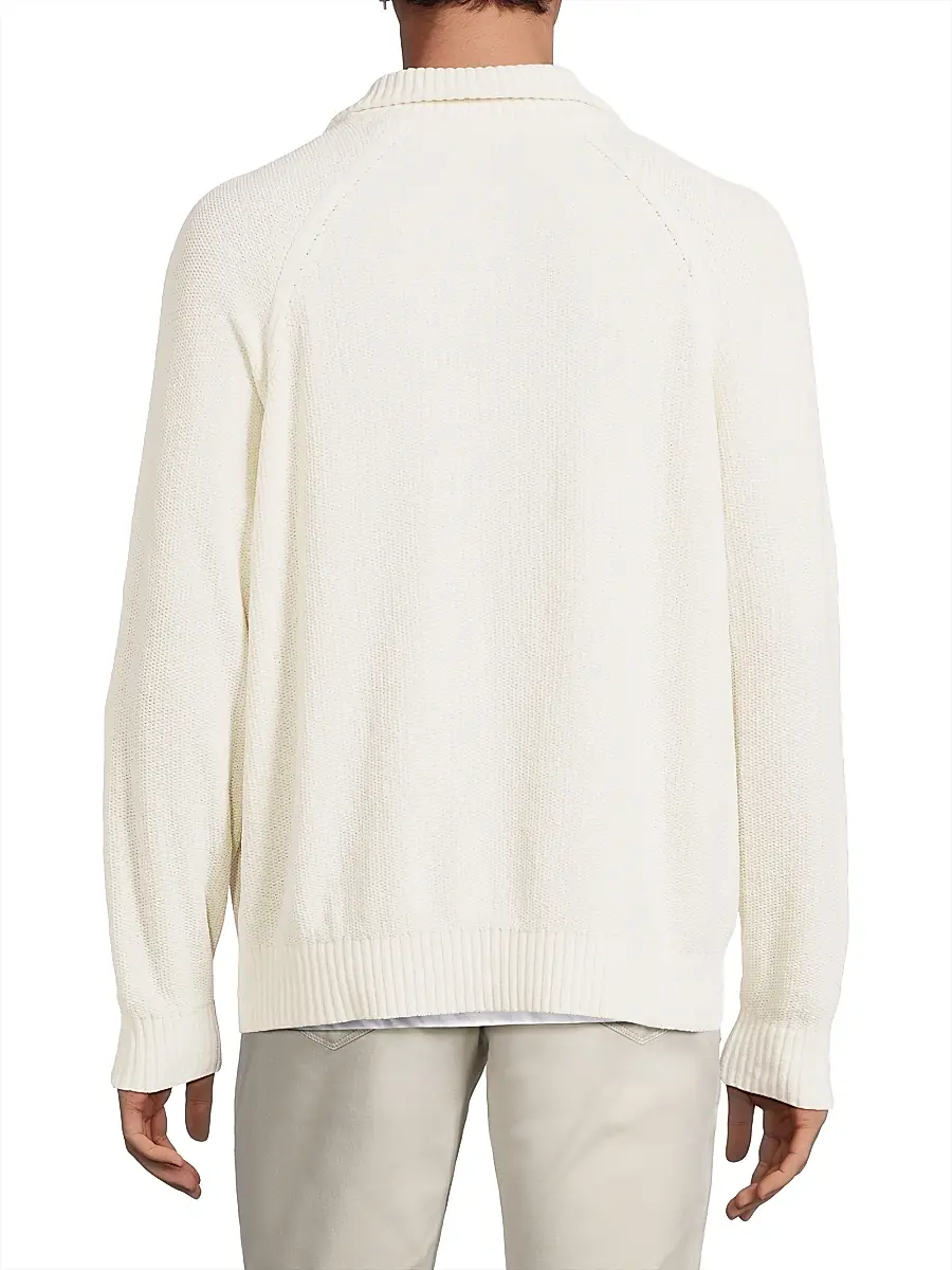 Tommy Bahama Men's Shoreline Chenille Snap Mock | Thumbnail 5 Tommy Bahama Men's Shoreline Chenille Snap Mock | Thumbnail 5