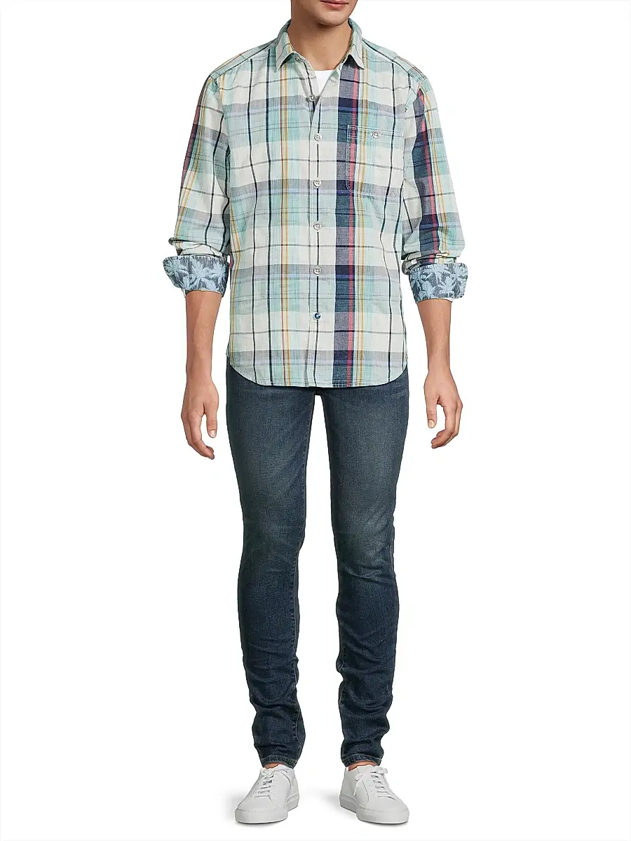 Tommy Bahama Men's Tortola Sunwash Check Shirt | Thumbnail 2 Tommy Bahama Men's Tortola Sunwash Check Shirt | Thumbnail 2