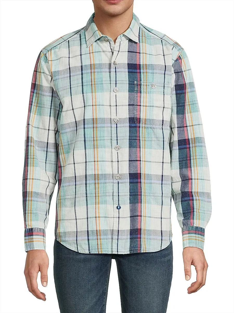 Tommy Bahama Men's Tortola Sunwash Check Shirt | Thumbnail 3 Tommy Bahama Men's Tortola Sunwash Check Shirt | Thumbnail 3