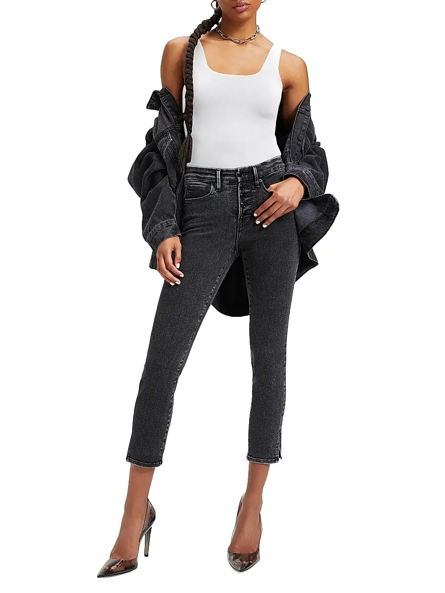 GOOD AMERICAN Women's Sculpting Modern Tank Bodysuit | Thumbnail 2 GOOD AMERICAN Women's Sculpting Modern Tank Bodysuit | Thumbnail 2