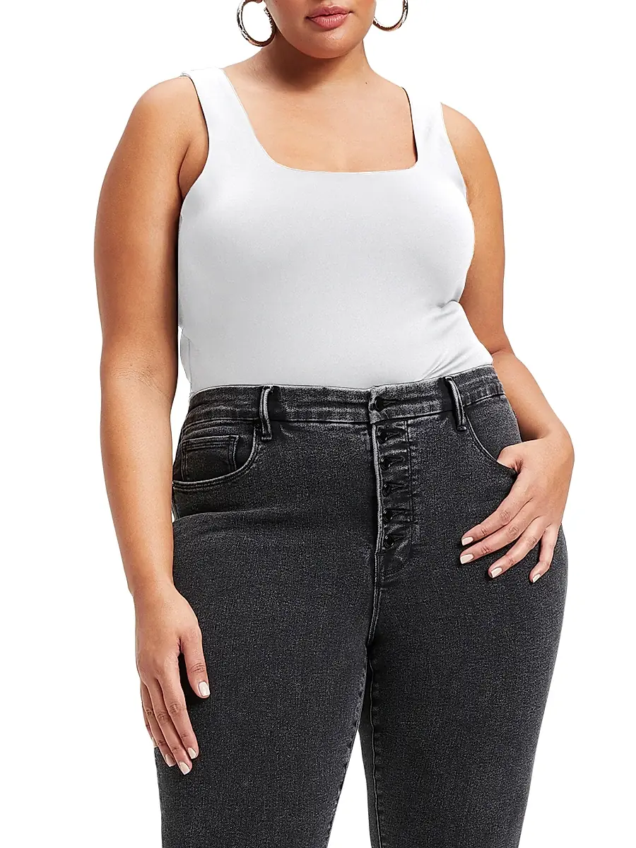 GOOD AMERICAN Women's Sculpting Modern Tank Bodysuit | Thumbnail 3 GOOD AMERICAN Women's Sculpting Modern Tank Bodysuit | Thumbnail 3