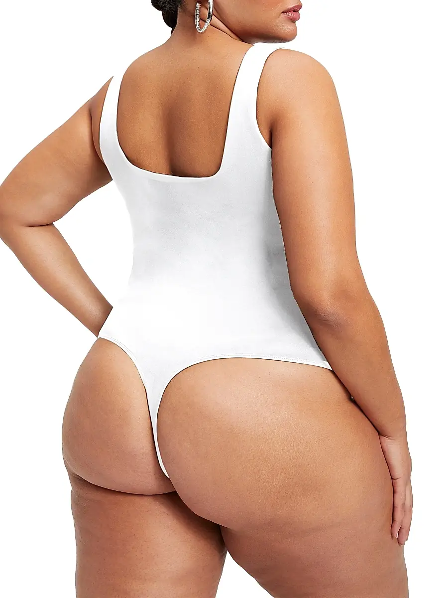 GOOD AMERICAN Women's Sculpting Modern Tank Bodysuit | Thumbnail 7 GOOD AMERICAN Women's Sculpting Modern Tank Bodysuit | Thumbnail 7