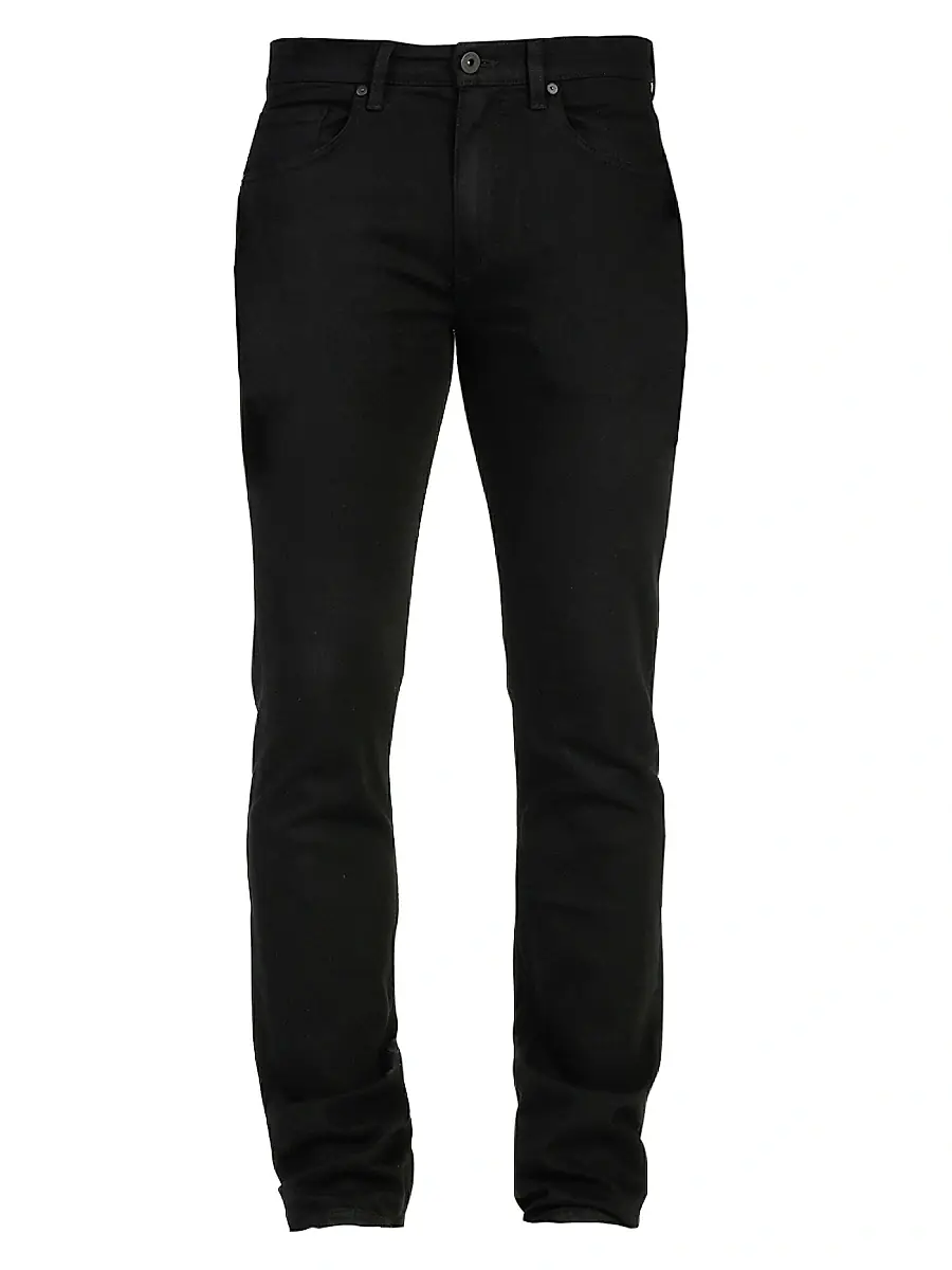 PAIGE Federal Stretch Slim-Straight Jeans - Black Shadow - Size 40 | Image 1 PAIGE Federal Stretch Slim-Straight Jeans - Black Shadow - Size 40 | Image 1