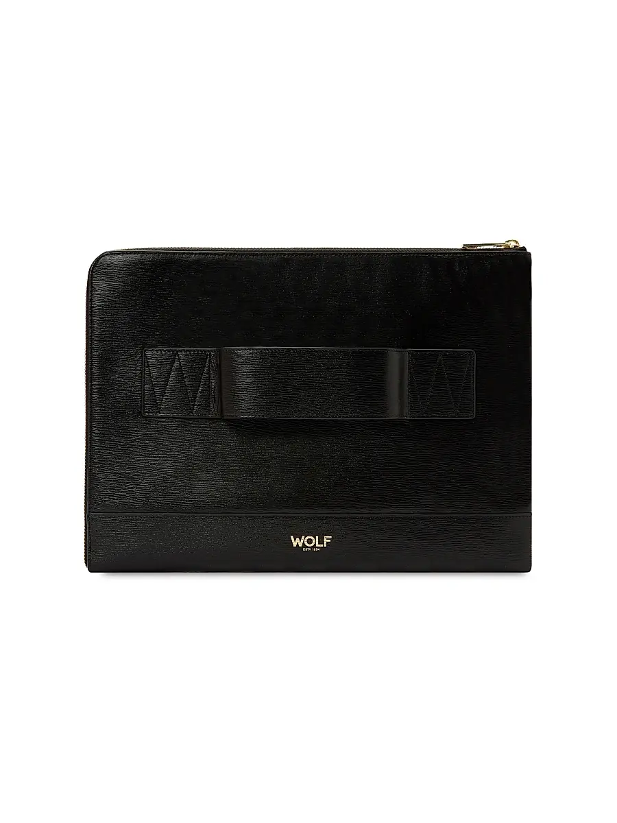Wolf W Leather Laptop Sleeve | Thumbnail 2 Wolf W Leather Laptop Sleeve | Thumbnail 2