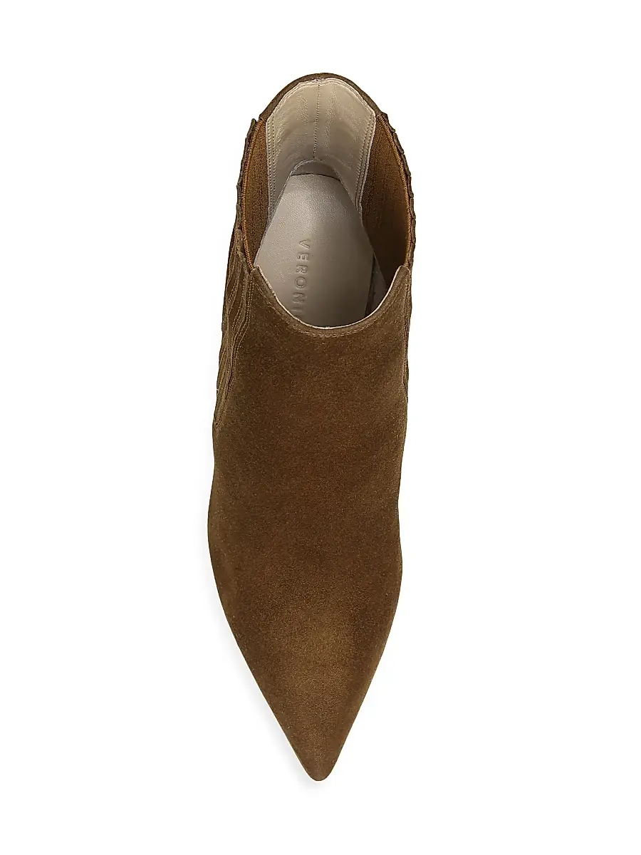 Veronica Beard Women's Lisa 95MM Suede Ankle Boots | Thumbnail 5 Veronica Beard Women's Lisa 95MM Suede Ankle Boots | Thumbnail 5