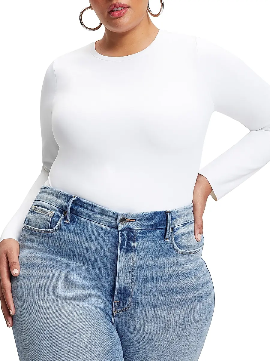 GOOD AMERICAN Women's Sculpting Crewneck Bodysuit | Thumbnail 7 GOOD AMERICAN Women's Sculpting Crewneck Bodysuit | Thumbnail 7