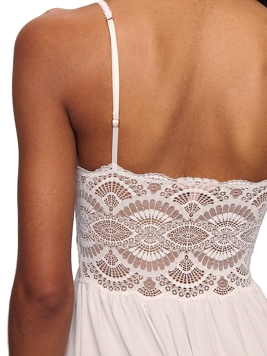 Eberjey Women's Mariana Modal Lace-Trim Chemise | Thumbnail 7 Eberjey Women's Mariana Modal Lace-Trim Chemise | Thumbnail 7