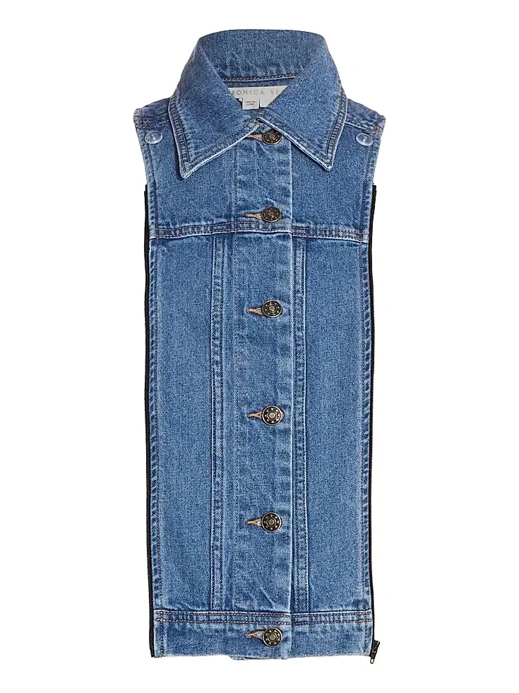 Veronica Beard Women's Slate Denim Dickey
