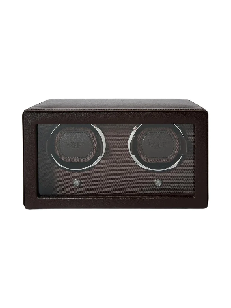 Wolf Cub Double Watch Winder With Cover - Green