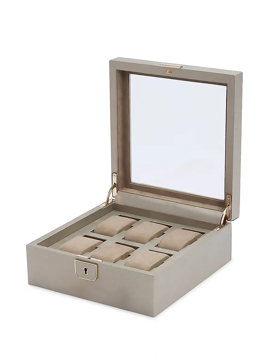 Wolf Palermo 6-Piece Watch Box | Thumbnail 2