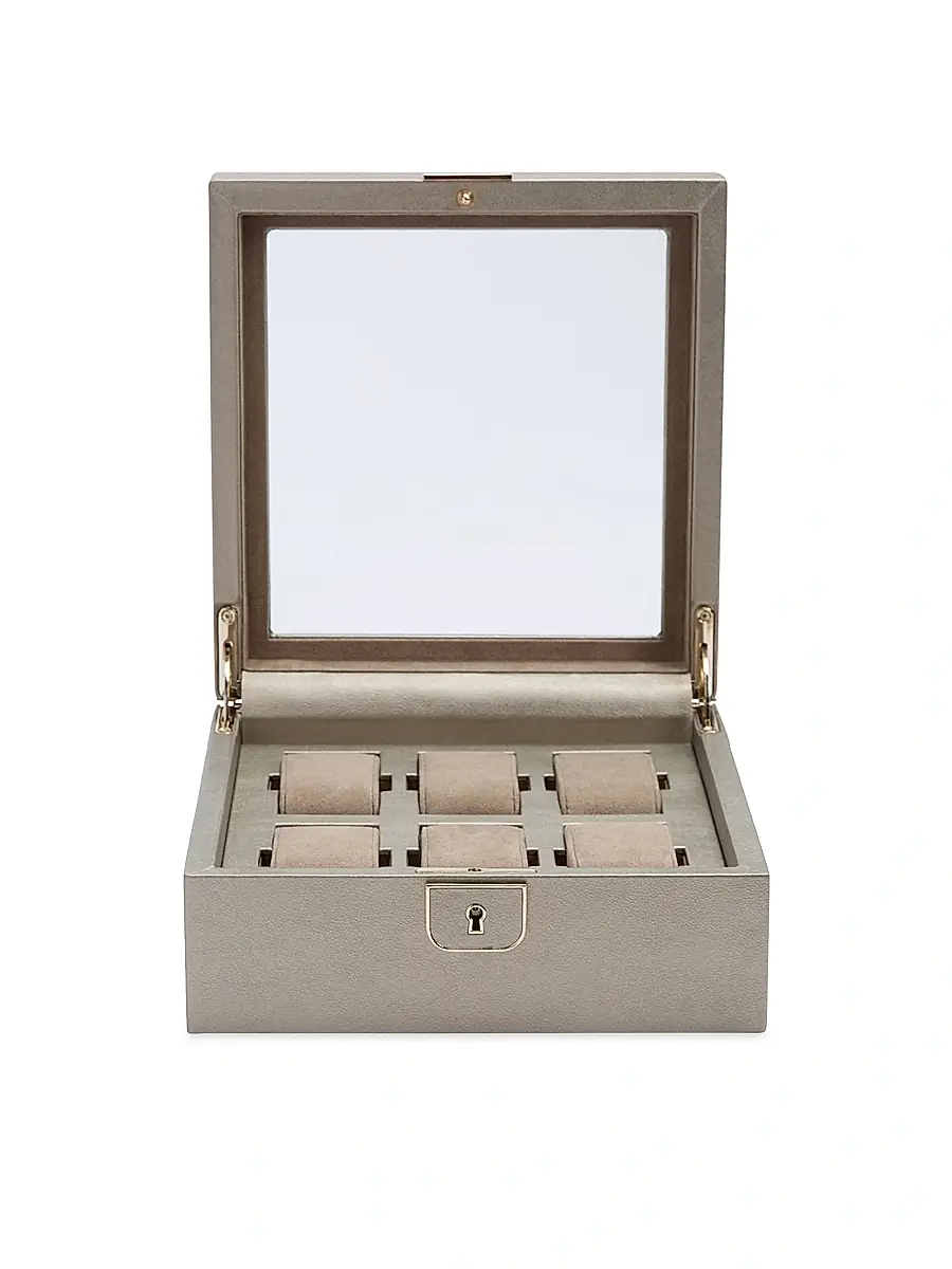 Wolf Palermo 6-Piece Watch Box | Thumbnail 3