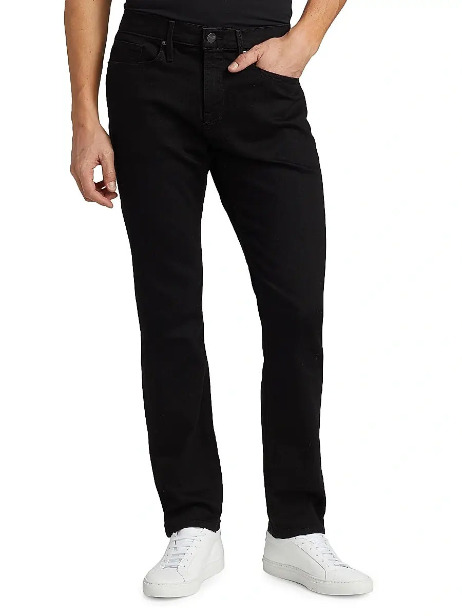 Frame L'Homme Cotton-Blend Slim-Fit Jeans | Thumbnail 3 Frame L'Homme Cotton-Blend Slim-Fit Jeans | Thumbnail 3
