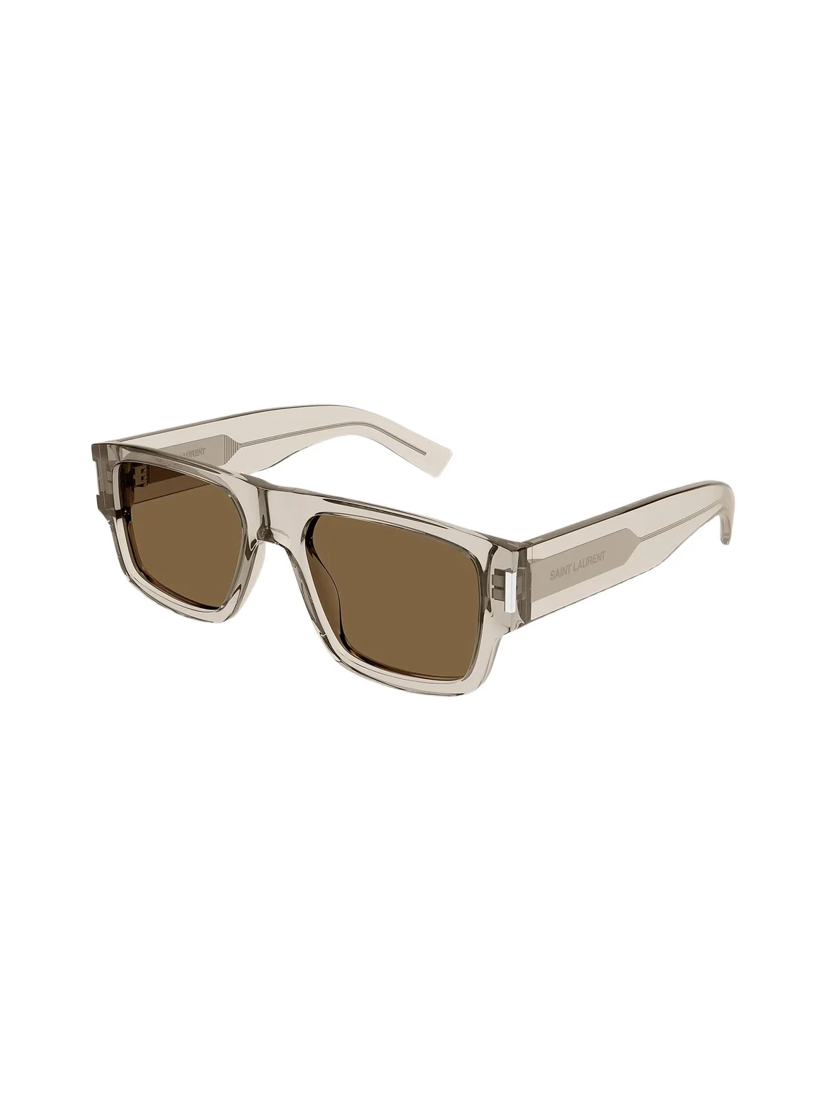 Saint Laurent Men's Naked Wirecore 55MM Square Sunglasses