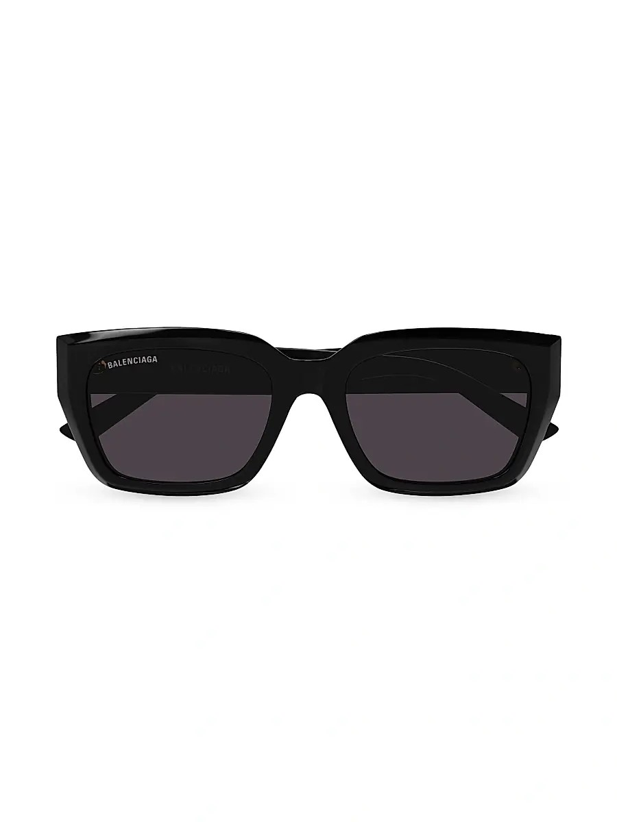 Balenciaga Men's 54MM Rive Gauche Rectangular Sunglasses | Image 1 Balenciaga Men's 54MM Rive Gauche Rectangular Sunglasses | Image 1