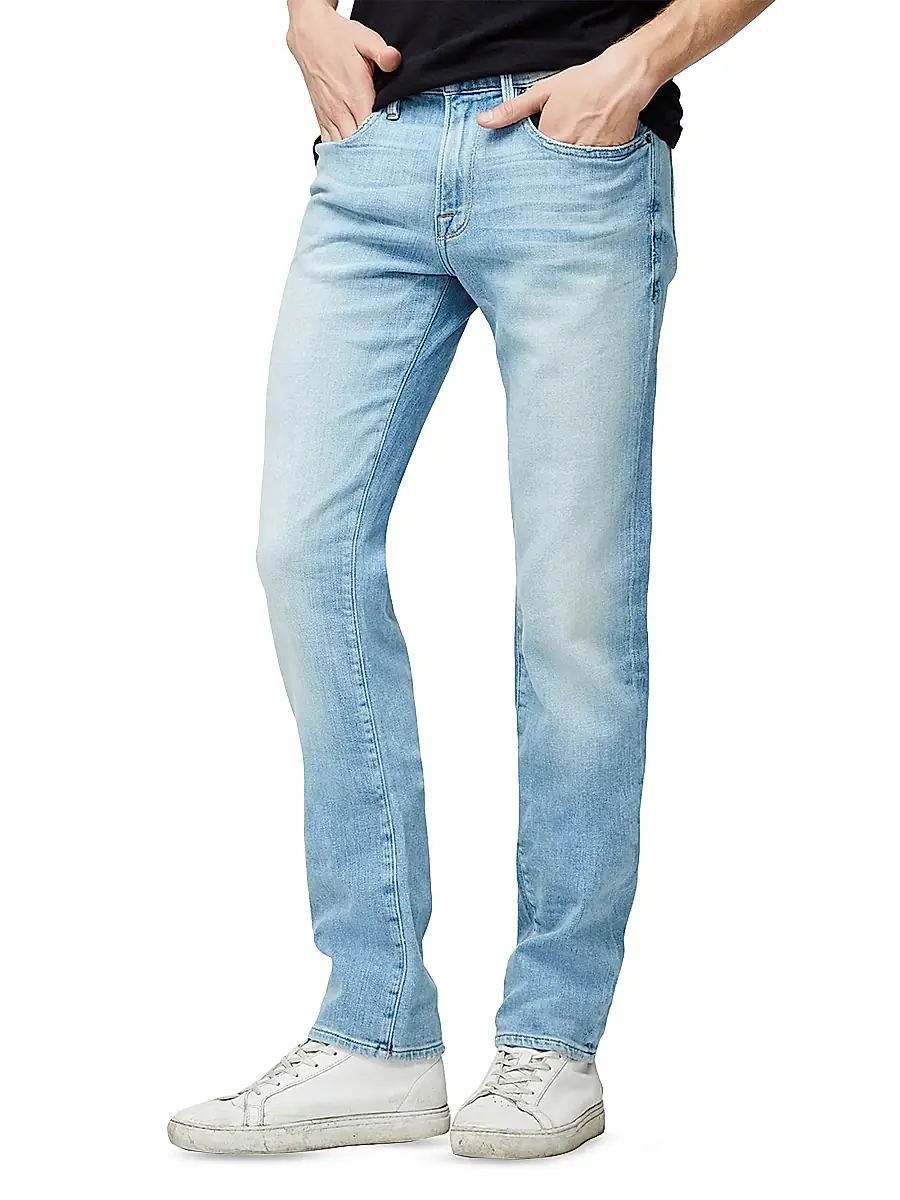 Frame L'Homme Cotton-Blend Slim-Fit Jeans | Thumbnail 4 Frame L'Homme Cotton-Blend Slim-Fit Jeans | Thumbnail 4